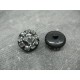 Bouton diamant noir 18mm