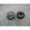Bouton diamant noir 18mm