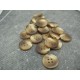 Lot 24 boutons peigne 15mm