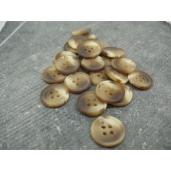 Lot 24 boutons peigne 15mm