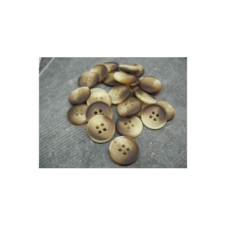 Lot 24 boutons peigne 18mm