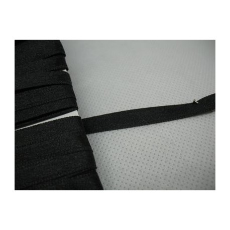 Ruban satin noir 6mm