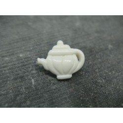 Bouton théière écru 20mm