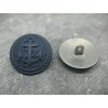 Bouton ancre métal marine 25mm