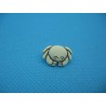 Bouton crabe écru 15mm