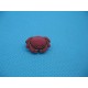 Bouton crabe fuchsia 15mm