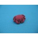 Bouton crabe fuchsia 19mm