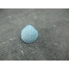 Bouton coquillage ciel blanc 15mm