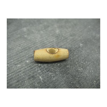 Bouton buchette bois flambé 25 mm