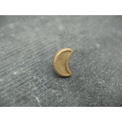 Bouton lune relief doré 13mm