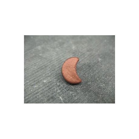 Bouton lune cuivre 18mm