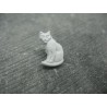 Bouton chat gris 18mm
