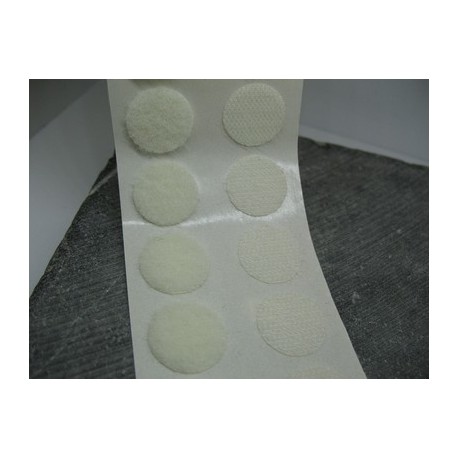 Pastille Velcro autocollantes 19mm
