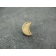 Bouton lune vieil or 15mm