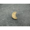 Bouton lune vieil or 15mm