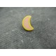 Bouton lune jaune rose 15mm