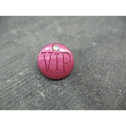Bouton VIP corail 18mm