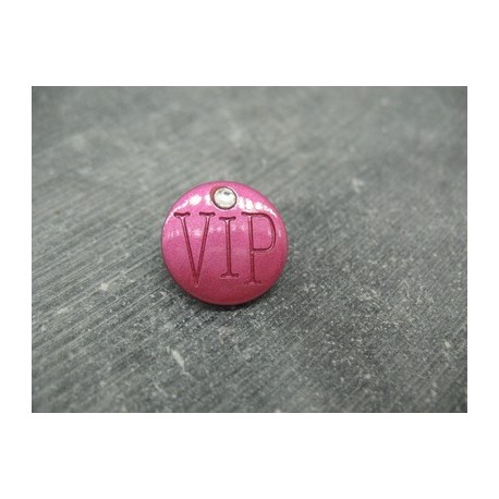 Bouton VIP corail 18mm