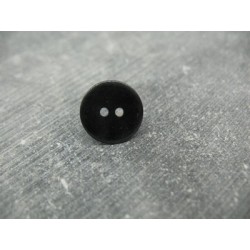 Bouton nacre agoya noir effet miroir 14mm
