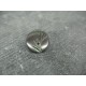 Bouton nacre Tahiti ancienne gravé feuille 14mm