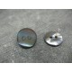 Bouton nacre ancienne grise 15mm