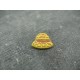 Bouton bob jaune fuschia 15mm