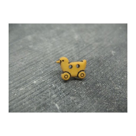 Bouton canard sur landau ocre 15mm