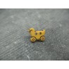Bouton canard sur landau ocre 15mm