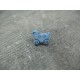 Bouton canard sur landau bleu 15mm