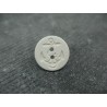 Bouton ancre blanc cassé 15mm