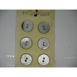 Plaque N° 77  6 Nacres tahiti 32mm épaisseur 4mm