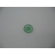 Bouton cratère translucide  2  vert 13mm