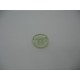 Bouton cratère translucide  4  amande 15mm