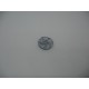Bouton cratère translucide  10  azur 13mm