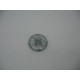 Bouton cratère translucide  11   azur 18mm
