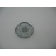 Bouton cratère translucide  12  azur 23mm