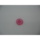 Bouton cratère translucide  15  rosé 13mm