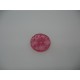 Bouton cratère translucide  18  rosé clair 18mm
