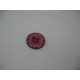 Bouton cratère translucide  24  violet 18mm