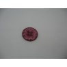 Bouton cratère translucide  24  violet 18mm