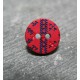 Bouton apache rouge bleu 12 mm b57