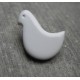 Bouton oiseau gris 18 mm b72