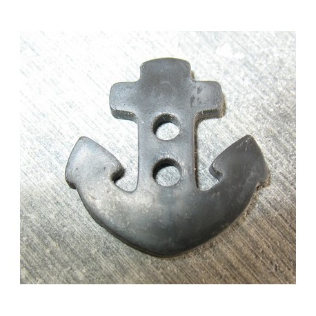 Bouton ancre caoutchouc  30mm