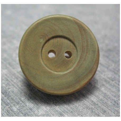 Bouton buis vert 22mm  