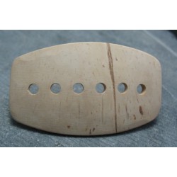 Bouton coco 6t naturel 45mm
