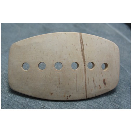 Bouton coco 6t naturel 45mm